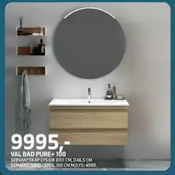 Flisekompaniet VAL BAD PURE+ 100, NOK 9995 tilbud