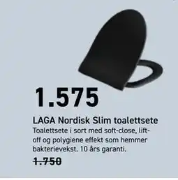 Comfort LAGA Nordisk Slim toalettsete, NOK 1575 tilbud
