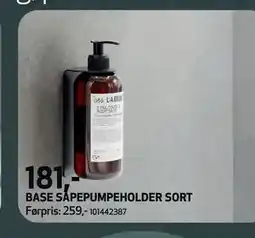 Flisekompaniet BASE SÅPEPUMPEHOLDER SORT, NOK 181 tilbud