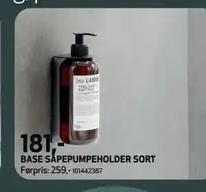 Flisekompaniet BASE SÅPEPUMPEHOLDER SORT, NOK 181 tilbud