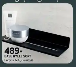 Flisekompaniet BASE HYLLE SORT, NOK 489 tilbud