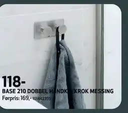 Flisekompaniet BASE 210 DOBBEL HÅNDKLEKROK MESSING, NOK 118 tilbud