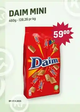 Holdbart DAIM MINI, NOK 59 tilbud