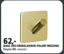 Flisekompaniet BASE 200 HÅNDKLEKROK POLERT MESSING, NOK 62 tilbud