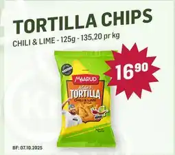 Holdbart TORTILLA CHIPS, NOK 16.9 tilbud