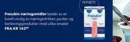 Apotek 1 Fresubin næringsmidler tilbud