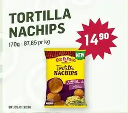 Holdbart TORTILLA NACHIPS, NOK 14.9 tilbud