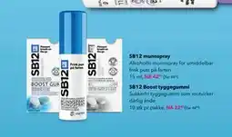 Apotek 1 SB12 munnspray, NOK 42.5 tilbud