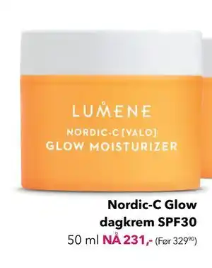 Apotek 1 Nordic-C Glow dagkrem SPF30, NOK 231 tilbud