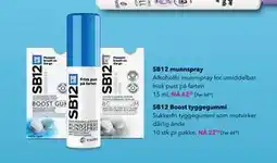 Apotek 1 SB12 Boost tyggegummi, NOK 22.5 tilbud
