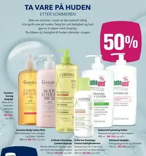 Apotek 1 Sebamed hydrating lotion, NOK 120 tilbud