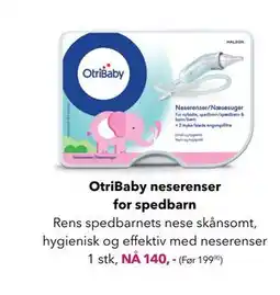 Apotek 1 OtriBaby neserenser for spedbarn, NOK 140 tilbud