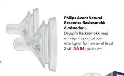 Apotek 1 Philips Avent Natural Response flaskesmokk 6 måneder +, NOK 84 tilbud