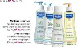 Apotek 1 No Rinse rensevann, NOK 122.5 tilbud