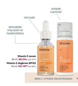 Apotek 1 Vitamin C dagkrem SPF25, NOK 199.5 tilbud