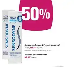 Apotek 1 Sensodyne Repair & Protect tannkrem, NOK 35 tilbud