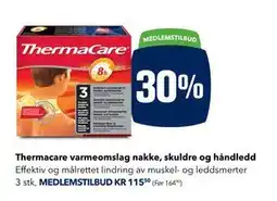 Apotek 1 Thermacare varmeomslag nakke, skuldre og håndledd, Medlemspris tilbud