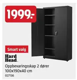 Jula Oppbevaringsskap 2 dører 100x190x40 cm, NOK 1999 tilbud