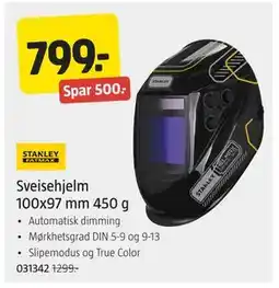 Jula Sveisehjelm 100x97 mm 450 g, NOK 799 tilbud