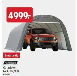 Jula Garasjetelt 6x3,6x2,9 m, NOK 4999 tilbud