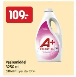 Jula Vaskemiddel 3250 ml, NOK 109 tilbud