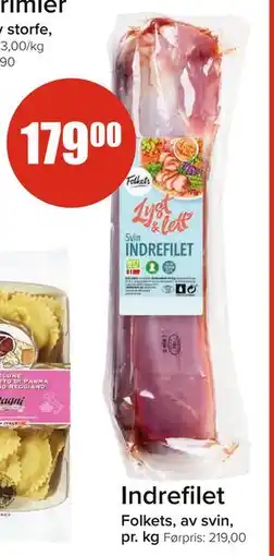 Spar Indrefilet, NOK 179 tilbud