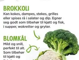 Meny brokkoli tilbud