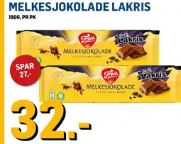 Price Lagerbutikk MELKESJOKOLADE LAKRIS tilbud