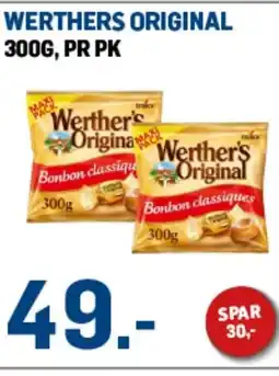 Price Lagerbutikk WERTHERS ORIGINAL tilbud