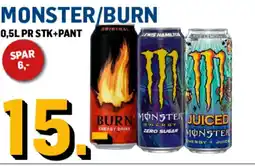 Price Lagerbutikk MONSTER/BURN tilbud