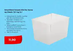 Clas Ohlson SmartStore innsats Mini for Home og Classic 7,5 l og 14 | tilbud