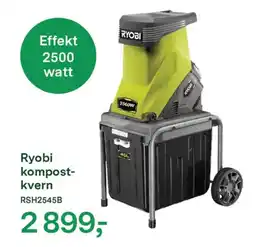 Felleskjøpet Ryobi kompost- kvern RSH2545B tilbud