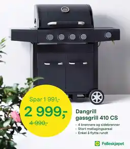 Felleskjøpet Dangrill gassgrill 410 CS tilbud