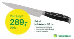 Felleskjøpet Brimi kokkekniv tilbud