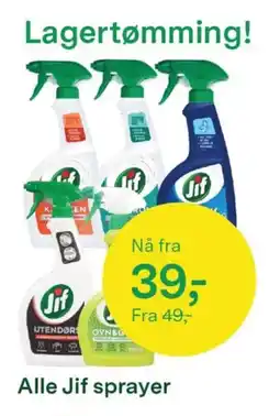 Felleskjøpet Alle Jif sprayer tilbud