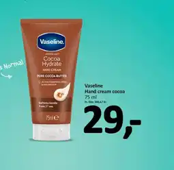 Normal Vaseline Hand cream cocoa tilbud
