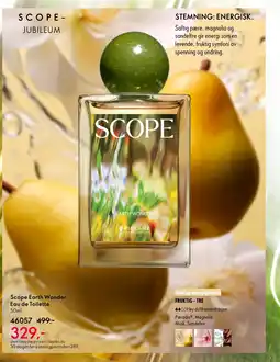 Oriflame Scope Earth Wonder Eau de Toilette tilbud