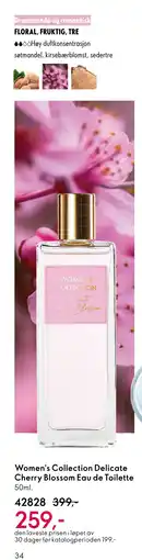 Oriflame Women's Collection Delicate Cherry Blossom Eau de Toilette tilbud