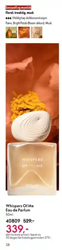 Oriflame Whispers Of Me Eau de Parfum tilbud