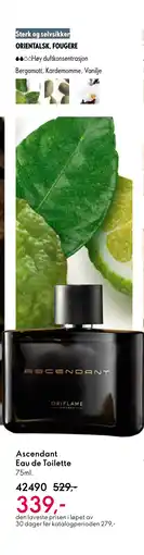 Oriflame Ascendant Eau de Toilette tilbud