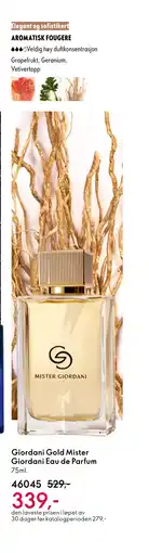 Oriflame Giordani Gold Mister Giordani Eau de Parfum tilbud
