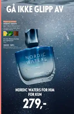 Oriflame Nordic Waters for him Eau de Parfum tilbud
