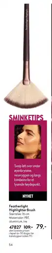 Oriflame Featherlight Highlighter Brush tilbud