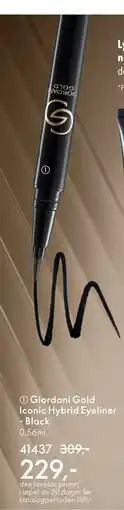 Oriflame Giordani Gold Iconic Hybrid Eyeliner - Black tilbud