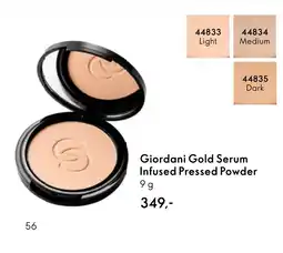 Oriflame Giordani Gold Serum Infused Pressed Powder tilbud