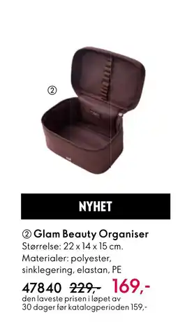 Oriflame Glam Beauty Organiser tilbud