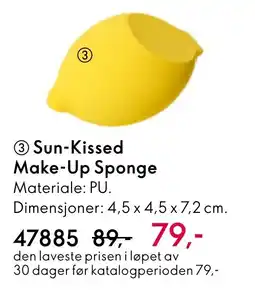 Oriflame Sun-Kissed Make-Up Sponge tilbud