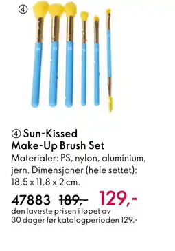 Oriflame Sun-Kissed Make-Up Brush Set tilbud