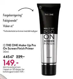 Oriflame THE ONE Make-Up Pro On Screen Finish Primer tilbud
