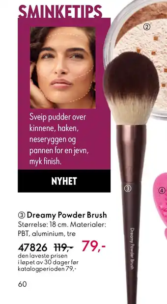 Oriflame Dreamy Powder Brush tilbud